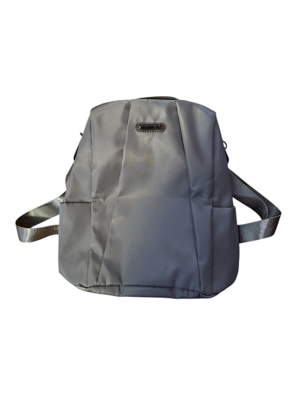 Womens Travel Beige Gray Backpack New